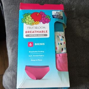 Fruit of the Loom Kids' Colorful Bikinis